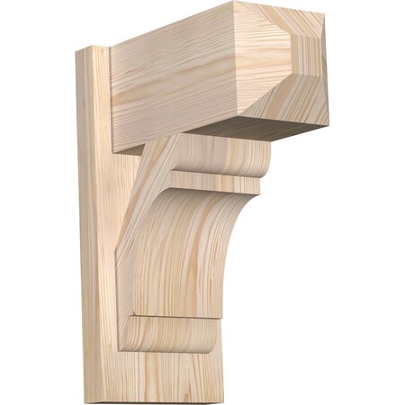 Ekena Millwork Olympic Craftsman Smooth Outlooker, Douglas Fir, 7 1/2"W x 14"D x 18"H OUT08X14X18OLY04SDF